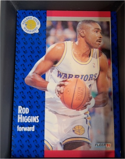 1991-92 Fleer #66 Rod Higgins — front