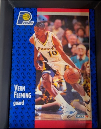 1991-92 Fleer #81 Vern Fleming — front