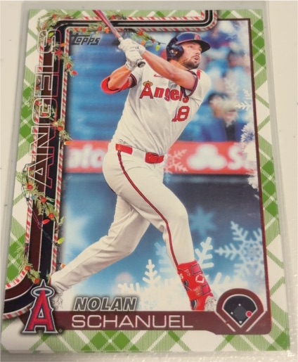 2025 Topps Holiday #H55 Nolan Schanuel — front