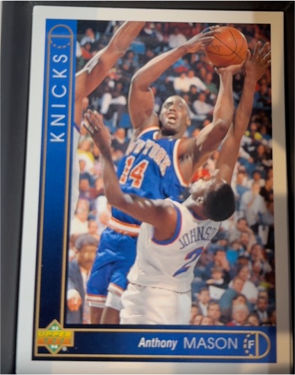 1993-94 Upper Deck #297 Anthony Mason — front