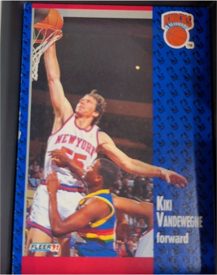 1991 Fleer #141 Kiki Vandeweghe — front