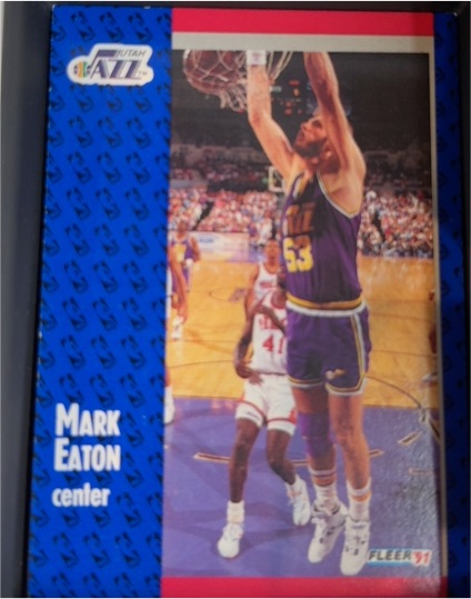 1991-92 Fleer #198 Mark Eaton — front