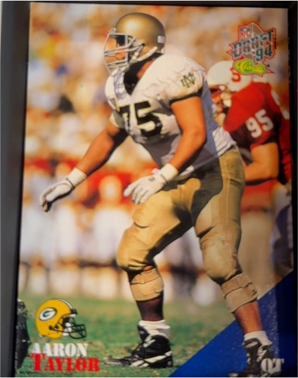 1994 Classic NFL Draft #39 Aaron Taylor — front