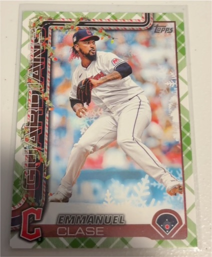 2025 Topps Holiday #H96 Emmanuel Clase — front