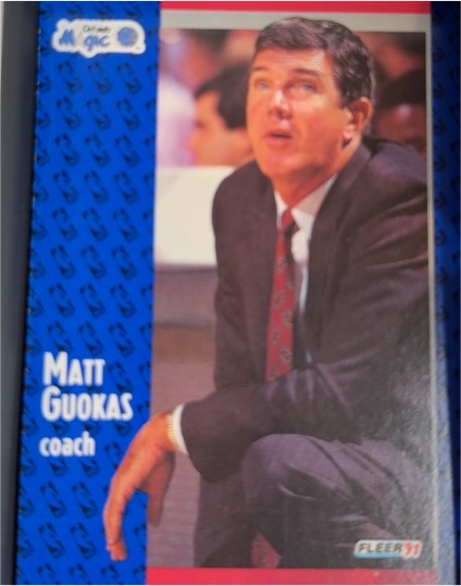 1991-92 Fleer #145 Matt Guokas Orlando Magic — front