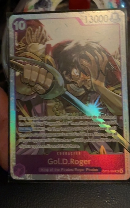 One Piece Card Game Gol.D.Roger Character Card — front