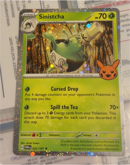 2024 Pokémon Trick or Trade #022 Sinistcha — front
