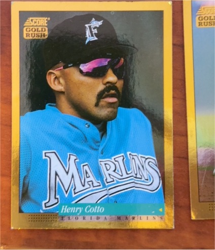 1994 Score Gold Rush #161 Henry Cotto — front
