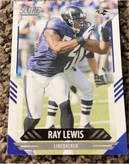 2021 Panini Score Football #93 Ray Lewis — front