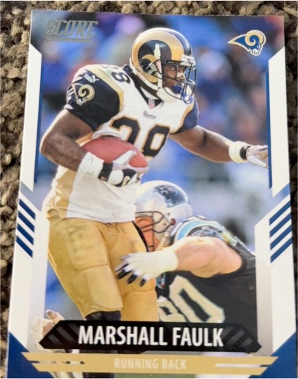2021 Score #279 Marshall Faulk — front