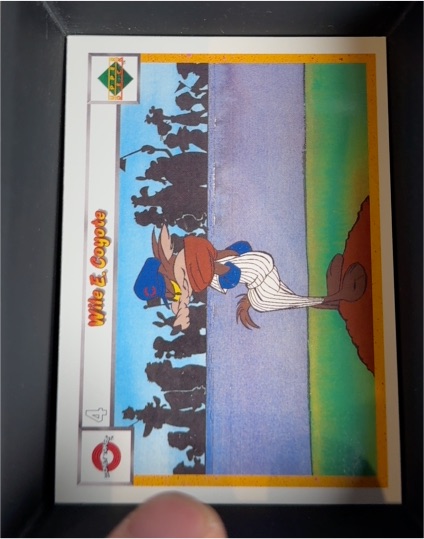 1990 Upper Deck Comic Ball #4 Wile E. Coyote — front