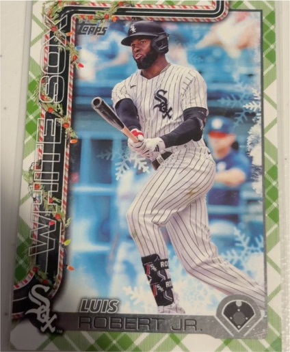 2025 Topps Holiday #H117 Luis Robert Jr. — front