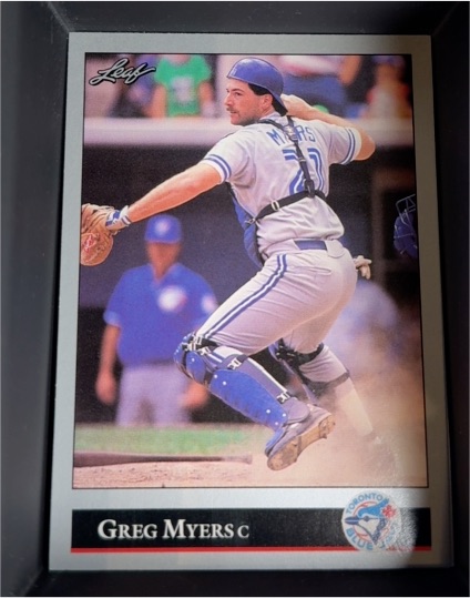1992 Leaf #192 Greg Myers — front