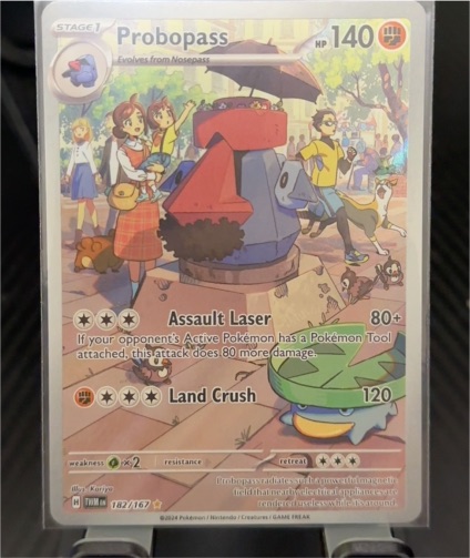 2024 Pokemon TCG SV06 #182 Probopass Twilight Masquerade Illustration Rare — front
