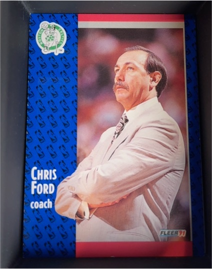 1991-92 Fleer #10 Chris Ford Boston Celtics — front