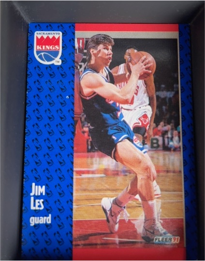 1991-92 Fleer #176 Jim Les — front