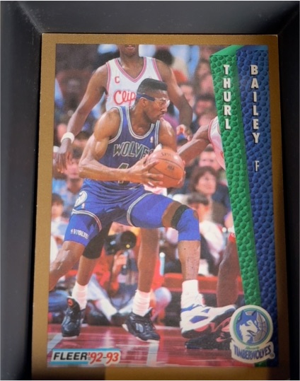 1992-93 Fleer #131 Thurl Bailey — front
