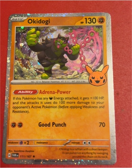 2024 Pokémon TCG Trick or Trade #111 Okidogi — front