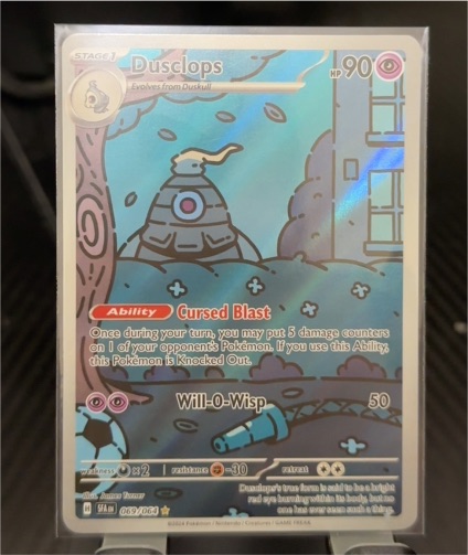 2024 Pokémon TCG #069 Dusclops Shrouded Fable Illustration Rare — front