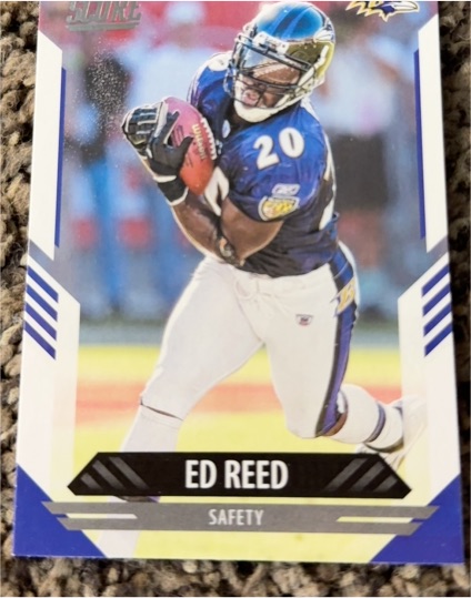 2021 Panini Score Football #94 Ed Reed — front