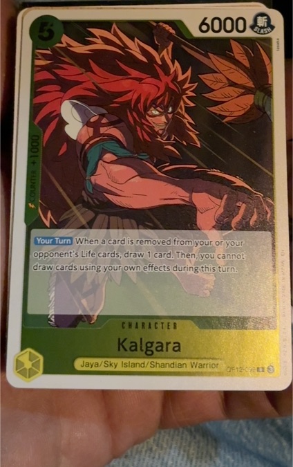 One Piece TCG Legacy of the Master OP12-099 Kalgara — front