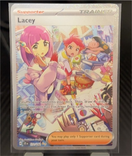 2024 Pokémon Scarlet & Violet SV07: Stellar Crown #172 Lacey — front