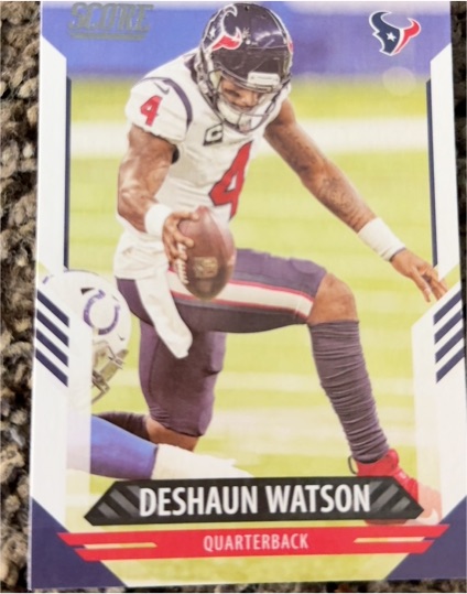 2021 Score #155 Deshaun Watson — front