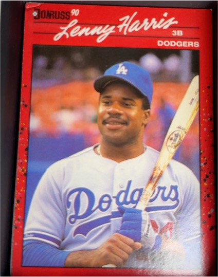 1990 Donruss #434 Lenny Harris — front