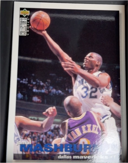 1995 Upper Deck Collector's Choice #307 Jamal Mashburn — front