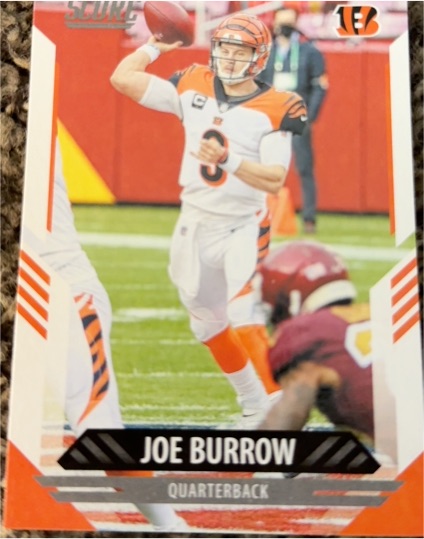 2021 Panini Score #96 Joe Burrow — front