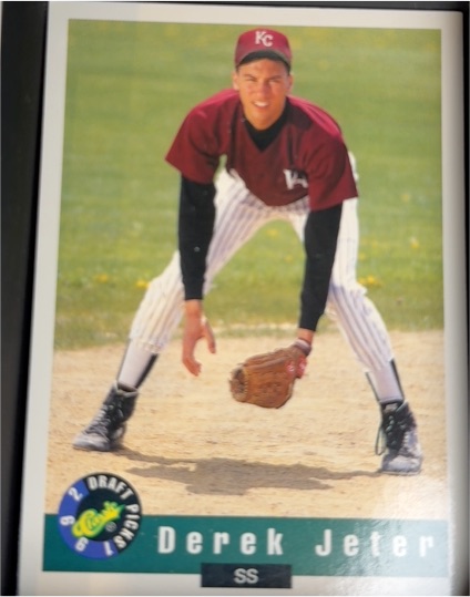 1992 Classic Draft Picks #6 Derek Jeter — front