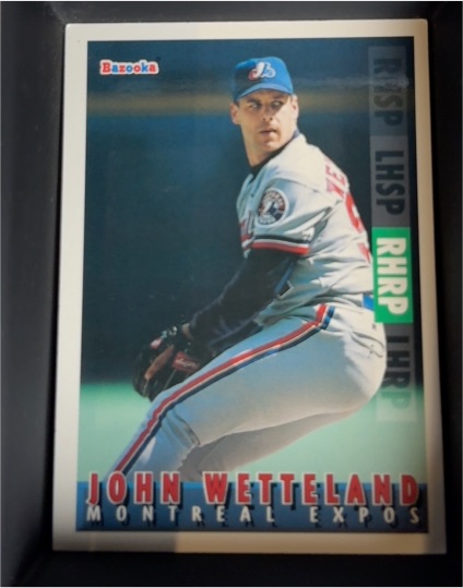 1995 Topps Bazooka #121 John Wetteland — front