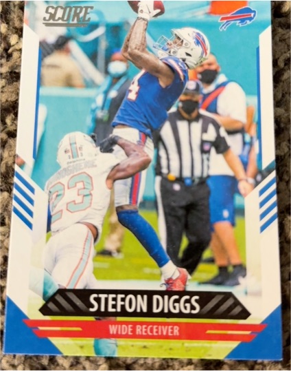 2021 Panini Score #21 Stefon Diggs — front