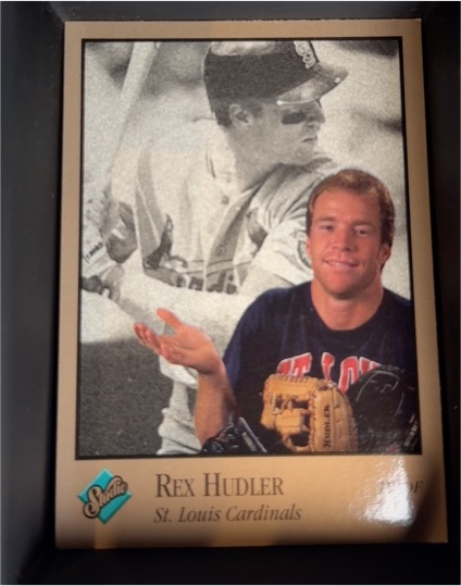 1992 Leaf Studio Rex Hudler — front