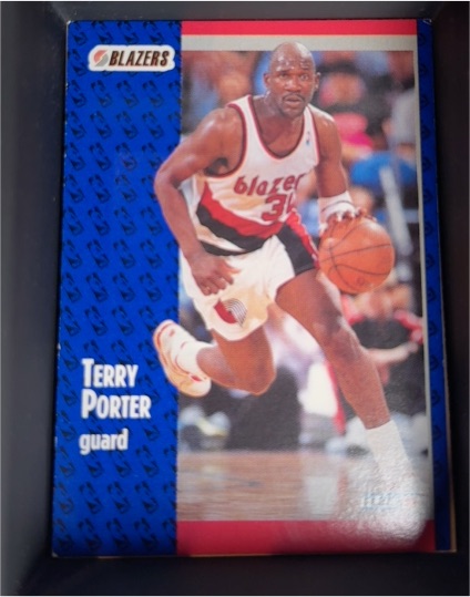 1991-92 Fleer #171 Terry Porter — front