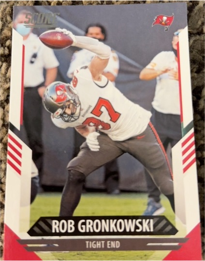 2021 Score #16 Rob Gronkowski Tampa Bay Buccaneers — front