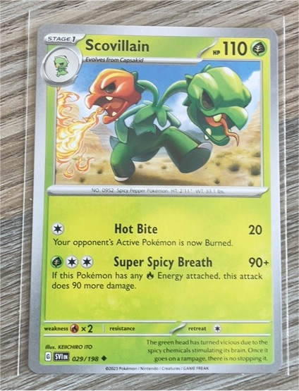 2023 Pokémon Scarlet & Violet #029 Scovillain — front