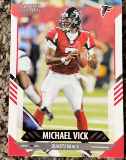 2021 Panini Score #195 Michael Vick — front