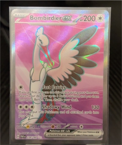 2022 Pokémon TCG Paradox Rift #234 Bombirdier ex — front