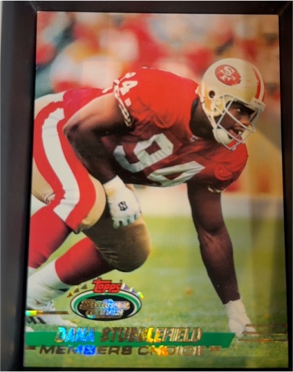 1993 Topps Stadium Club #508 Dana Stubblefield — front