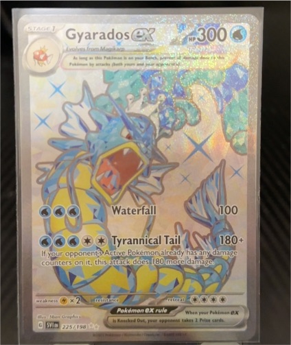 2023 Pokemon Scarlet & Violet #225/198 Gyarados ex — front