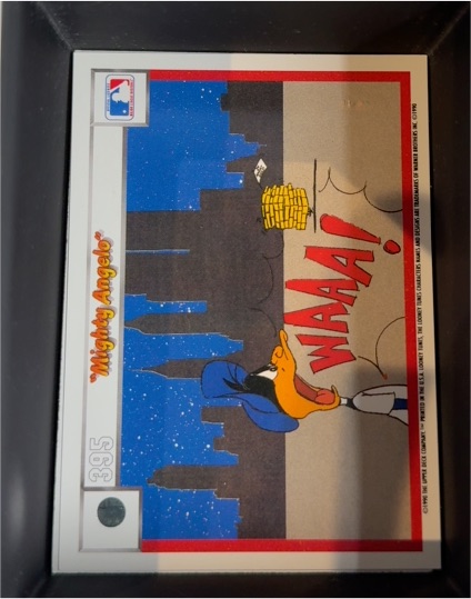 1990 Upper Deck Comic Ball #365 Mighty Angelo — front