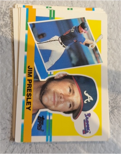 1990 Topps Big #26 Jim Presley — front