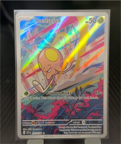2023 Pokemon Scarlet & Violet #201 Toedscool Illustration Rare — front