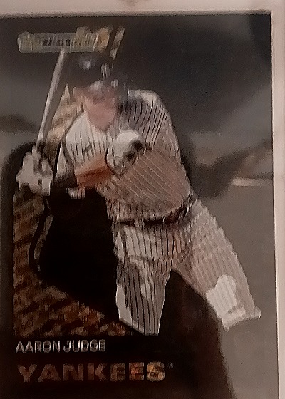 2002 Topps Chrome #1 Aaron Judge — front