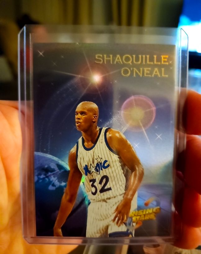 1994 Topps Stadium Club #5 Shaquille O'Neal Rising Stars — front