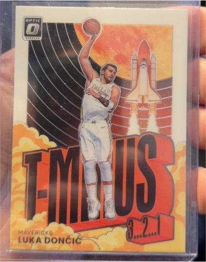 2021-22 Donruss Optic #7 Luka Doncic T-Minus 3...2...1 — front