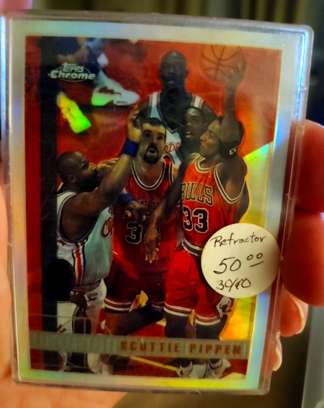 1997-98 Topps Chrome #1 Scottie Pippen — front