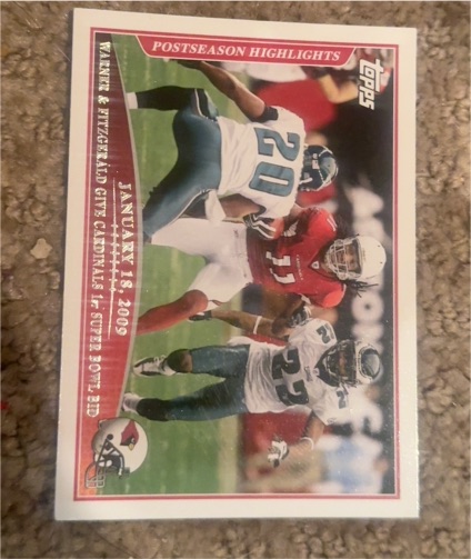 2009 Topps #319 Larry Fitzgerald — front