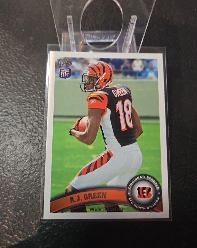2011 Topps #151 A.J. Green Rookie Card — front